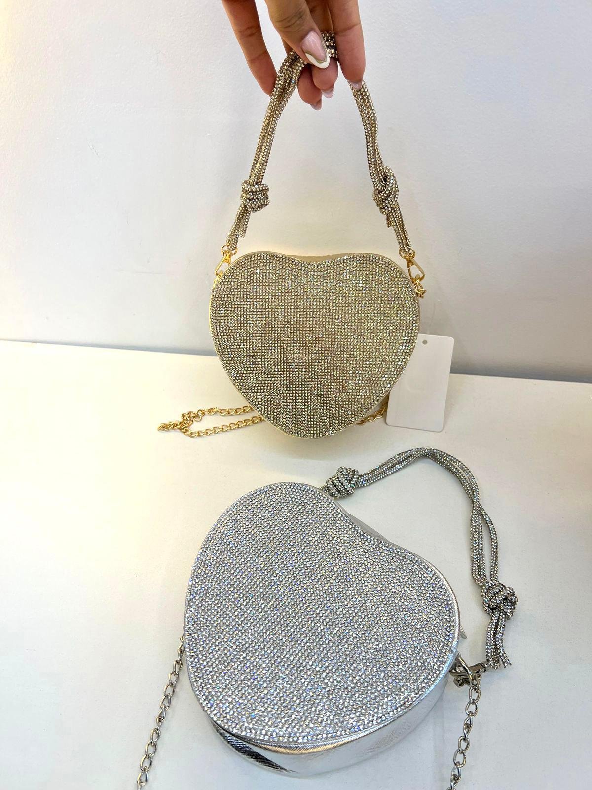 Bag Strass coração