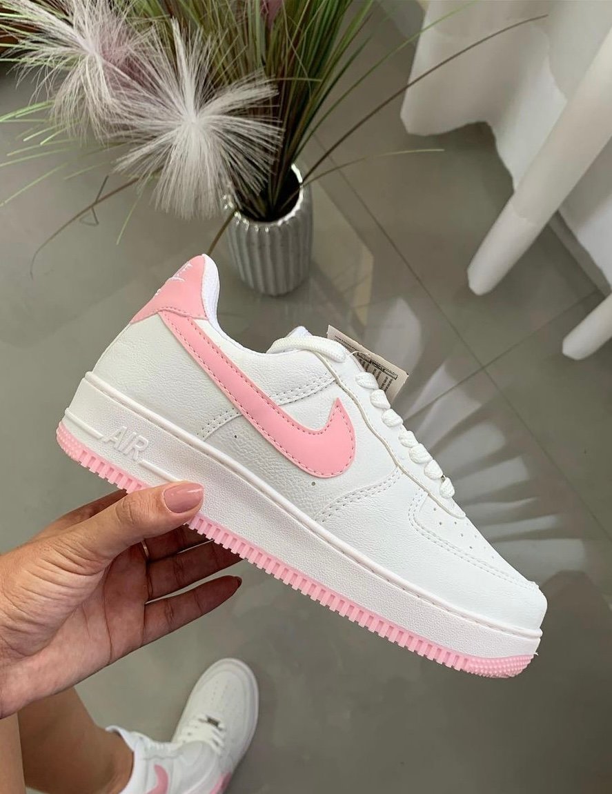 Air Force Branco com rosa